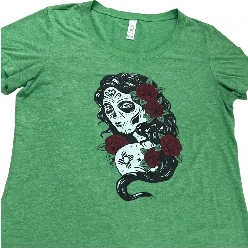 La Muerta Women's T Shirt Tee Short Sleeve